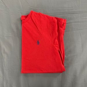 Red Ralph Lauren tee